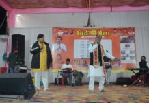 मनेन्द्र बैरागी के भजनों से सराबोर हुआ त्रिवेणी मेला