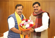 मुख्यमंत्री डॉ. मोहन यादव की भाजपा के नवनियुक्त कार्यकारी अध्यक्ष श्री नितिन नबीन से सौजन्य मुलाकात