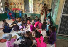 जिले में आंगनवाड़ी केंद्रों में कुपोषित बच्चों की पहचान का अभियान जारी