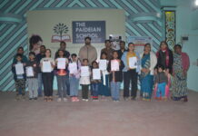 द पाईडीएन स्कूल में भारतीय डाक द्वारा पत्र लेखन प्रतियोगिता आयोजित